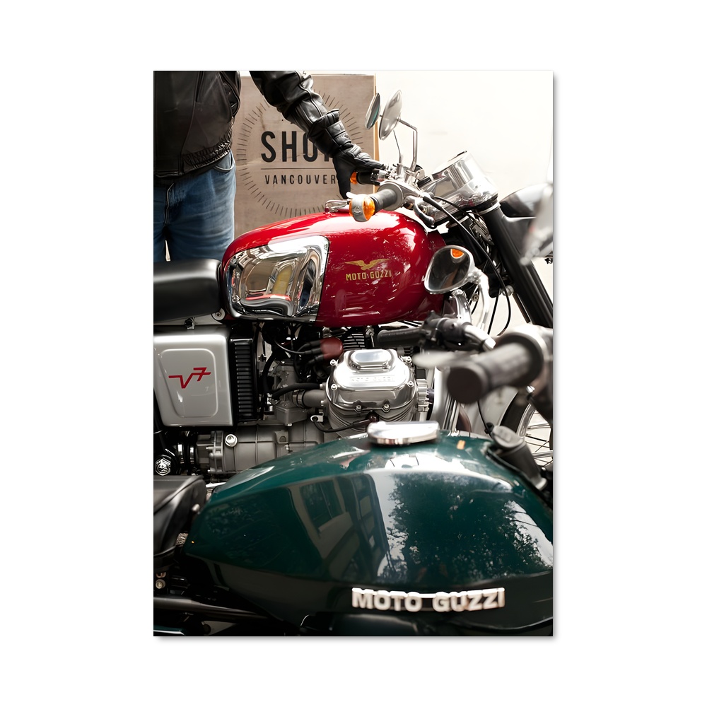 Poster Élégance Moto Guzzi